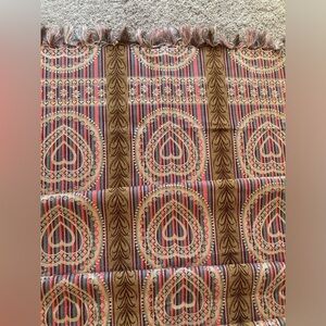 Multicolor Patterned Throw Blanket or Sofa Cover 82”x90”